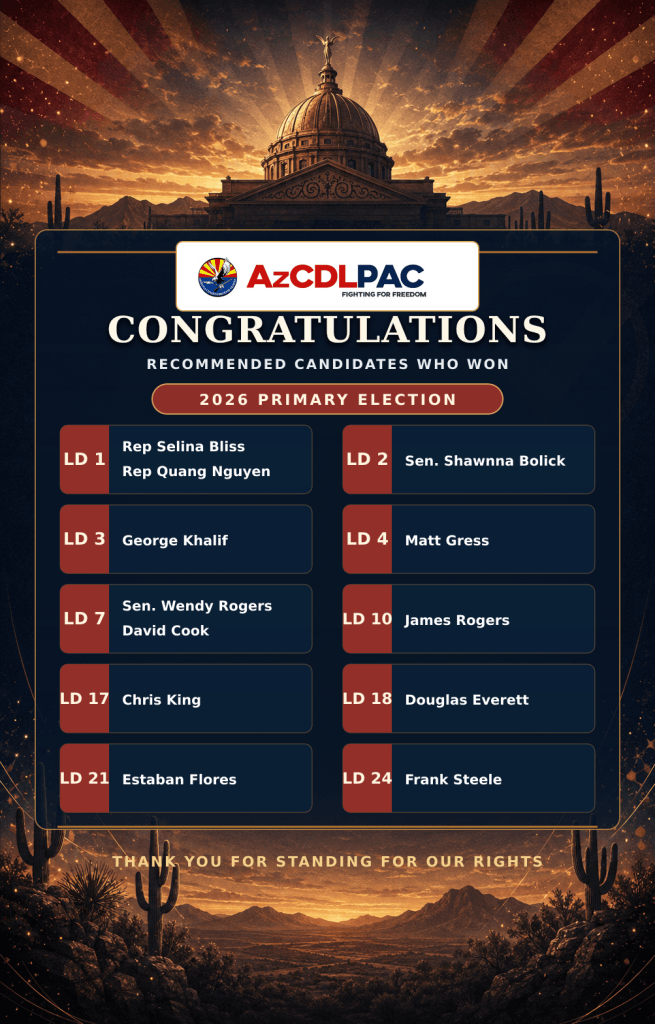 2026 AzCDLPAC Recommended Candidates List